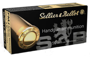 Sellier & Bellot SB25A Handgun  25ACP 50gr Full Metal Jacket 50 Per Box/40 Case