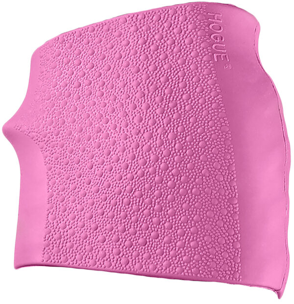 Hogue 18007 HandAll Jr. Grip Sleeve Small Size made of Rubber with Textured Pink Finish & Finger Groove for Most 22, 25 & 38 Pistols