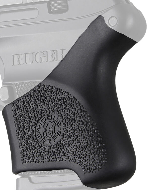 Hogue 18100 HandAll Hybrid Grip Sleeve made of Rubber with Textured Black  Finish for Ruger LCP