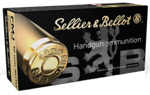 Sellier & Bellot SB10A Handgun  10mmAuto 180gr Full Metal Jacket 50 Per Box/20 Case