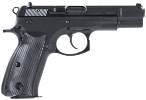 CZ-USA 91130 75 BD 9mm Luger 16+1 4.60" Black Steel Barrel, Black Steel Serrated Slide, Black Polycoat Steel Frame w/Beavertail, Black Plastic Grip, Ambidextrous