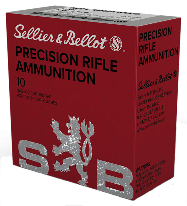 Sellier & Bellot SB338LMB Rifle  338LapuaMag 300gr Hollow Point Boat Tail 10 Per Box/10 Case