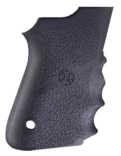 Hogue 69000 Rubber Grip Black Rubber with Finger Grooves for S&W 6906, Shorty 40, 4013 TSW