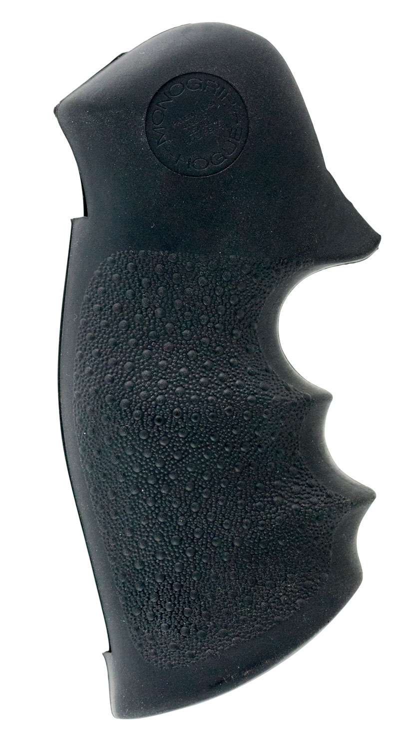 Hogue 10000 Monogrip Black Rubber with Finger Grooves for S&W K, L Frame with Square Butt