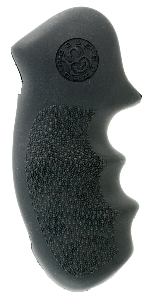 Hogue 19000 Monogrip Black Rubber with Finger Grooves for S&W K, L Frame with Round Butt