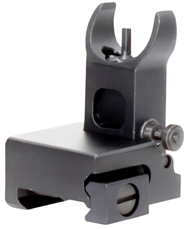Aim Sports MT200 AR Low Profile Front Flip Up Sight Black Anodized Low Profile for AR-15