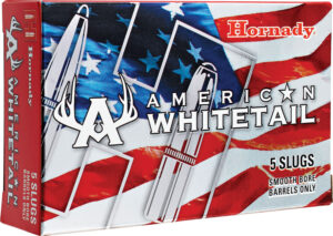 Hornady 86234 American Whitetail  12 Gauge 2.75" 1 oz Rifled Slug Shot 5 Per Box/ 20 Case