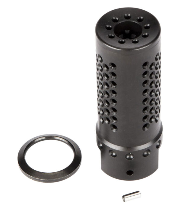 Spikes Tactical SBV1019 Dynacomp Extreme Muzzle Brake Black Nitride 416R Stainless Steel with 5/8"-24 tpi Threads & 2.25" OAL for 308 Win
