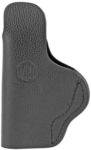 1791 Gunleather SCH4NSBR SCH  IWB Size 04 Night Sky Black Leather Belt Clip Compatible w/Glock 17/S&W M&P Shield/Springfield XD Right Hand