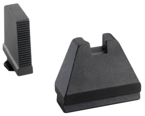 AmeriGlo GL808 Optic Compatible Sight Set for Glock 9XL Tall Serrated Front Sight-Black Rear Sight