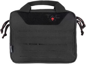 Tac Six 10814 Crew Tactical Pistol Case Black 600D Polyester 2 Handguns