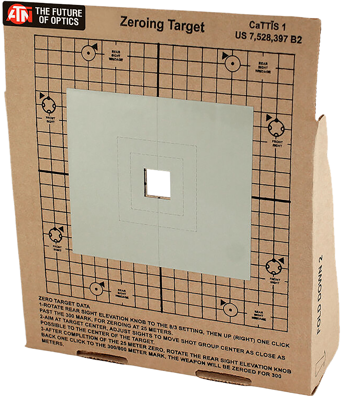 ATN ACMKIRTGPK Thermal Target Zeroing Target/ Cardboard 3 Targets