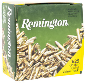 Remington Ammunition 21250 Golden Bullet Value Pack 22LR 36 gr Hollow Point 525 Per Box/12 Case