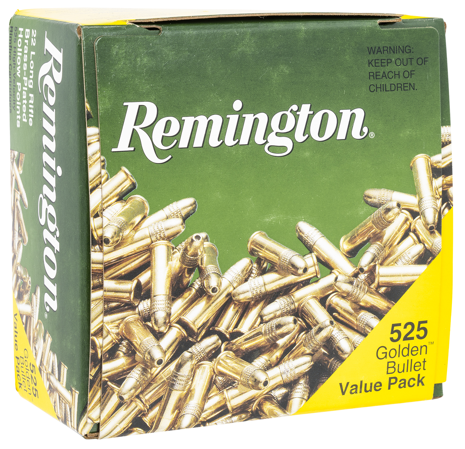 Remington Ammunition 21250 Golden Bullet Value Pack 22LR 36 gr Hollow Point 525 Per Box/12 Case