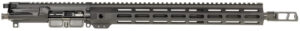 Bushmaster 0040011BLK Bravo Zulu Complete Upper 5.56x45mm NATO 16" CMV Nitride, Black, Flat Top Aluminum Rec, 14" BFI M-LOK Handgaurd, Snake Charmer Muzzle Brake, Mid-Length Gas, Fits AR-15