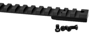 Warne V46420MOA Vapor Picatinny Rail Black Anodized Aluminum Fits Savage 110 Short Action, 20 MOA
