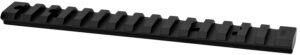Warne V4T3M Vapor Picatinny Rail Black Anodized Aluminum Fits Tikka T3/T3x, 0 MOA