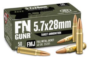 FN 10700032 GUNR  5.7x28mm 40gr Full Metal Jacket 50 Per Box/10 Case