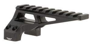 Warne 7860M DiviingBoard Mount  Black Aluminum 34mm Tube Picatinny Rail