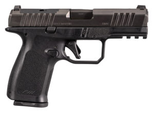 Rost Martin RM1CBLKOSP10CA RM1C *CA Compliant 9mm Luger 10+1 4" Black Compensated Match Grade Barrel, Black Tenifer Optic Ready/Serrated Steel Slide, Black Textured Grip