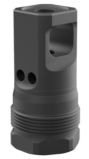 Breek Arms BRK4430 Echo Single Port Plan B Black Nitride Steel 1/2"x28 Threads 223 Cal/5.56mm