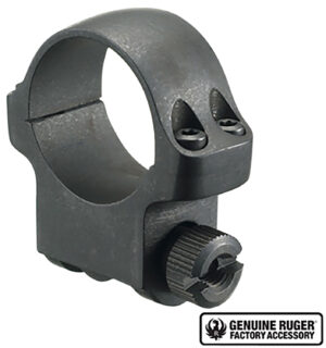 Ruger 90278 4BHM Scope Ring Matte Black 1" Medium