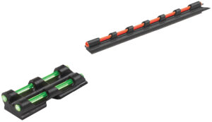 Truglo TG94 Gobble-Dot  Universal Shotgun Green/Red Fiber Optic Green Fiber Optic Black