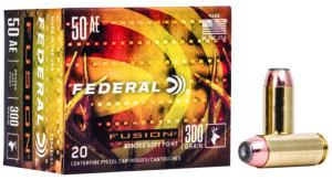 Federal F50AEFS1 Fusion Handgun 50AE 300gr Fusion Soft Point 20 Per Box/10 Case