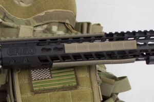 Ergo Grip 4 Pack of Black 7-Slot KeyMod WedgeLok Rail Covers