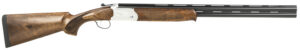 ATI ATIGKOF12SVE26 Cavalry SVE 12 Gauge 3" 2rd 26" Blued O/U Barrel, Silver Engraved Metal Finish, Oiled Turkish Walnut Stock, Ejector, 5 Chokes