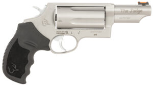 Taurus 24410P39T Judge T.O.R.O. Compact Frame 45 Colt (Long Colt)/410 Gauge 5rd 3" Matte Stainless Steel Barrel, Cylinder & Frame, Black Rubber Grip, Transfer Bar Safety, Exposed Hammer, Optics Ready