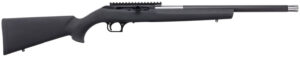 Magnum Research SBA22WMH Magnum Lite Straight Bolt 22 WMR 9+1 19" Black Threaded Barrel, Black Anodized Aluminum Receiver w/Picatinny Rail, Black Hogue OverMolded Polymer Stock