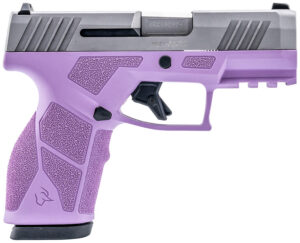 Taurus 1-GX2939LP GX2  9mm Luger 13+1 3.37" Matte Stainless Steel Barrel, Matte Serrated Stainless Steel Slide, Light Purple Polymer Frame w/Picatinny Rail, Polymer Grip