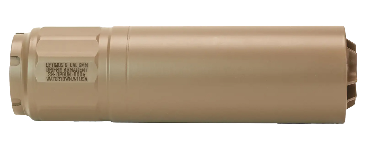 Griffin Armament GAOP6UMFDE-W Optimus 6 6mm Fits 6.02" Long Stainless Steel Cerakote FDE