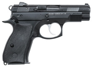 CZ-USA 01194 75D PCR Compact Frame 9mm Luger 10+1 3.75" Black Steel Barrel, Black Steel Serrated Slide, Black Polycoat Aluminum Frame w/Beavertail, Black Rubber Grip, Right Hand