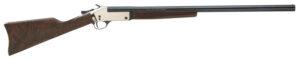 Henry H015B12 Single Shot  12 Gauge with 28" Blued Barrel, 3.5" Chamber, 1rd Capacity, Polished Brass Metal Finish & American Walnut Stock Right Hand (Full Size)