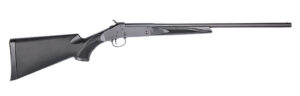 Stevens 19202 301  Compact 410 Gauge Break Open 3" 1rd 22" Matte Black Single Shot Barrel, Matte Black Carbon Steel Receiver, Fixed Matte Black Synthetic Stock, Ambidextrous