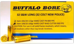 Buffalo Bore Ammunition 3H20 Buffalo-Barnes Strictly Business 45Colt 225gr Barnes VOR-TX XPB Lead Free 20 Per Box/12 Case