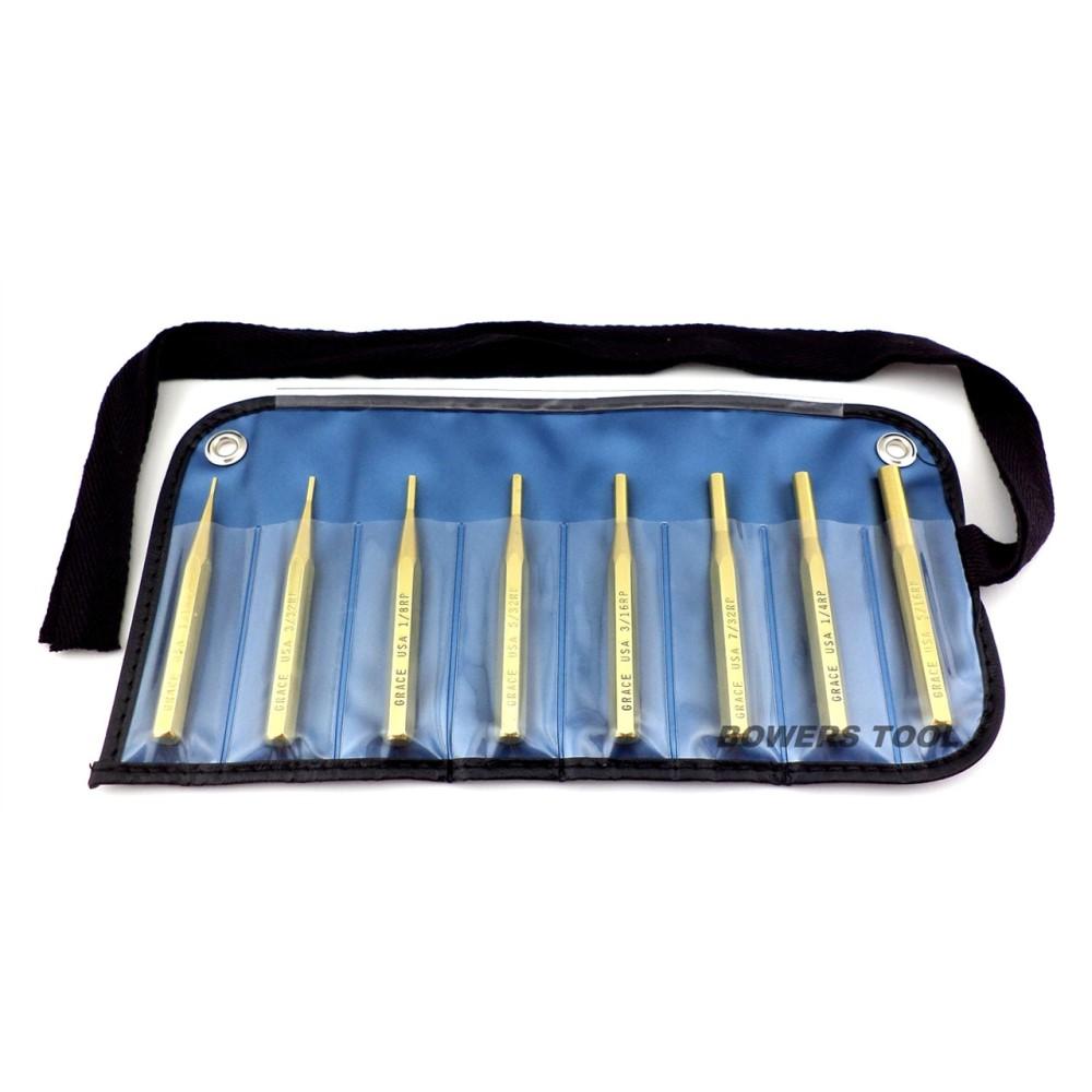Grace USA Brass Punch Set 8/ct