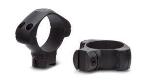 Konus 2-Piece Steel Riflescope Rings for Airguns & .22 Rails 30mm Low - Black