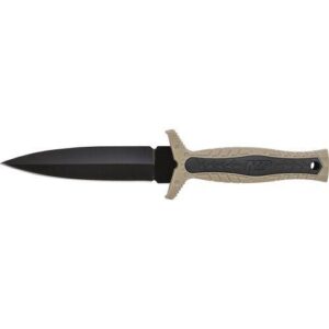 Smith & Wesson M&P Full Tang Fixed Blade Boot Knife 4 3/5" Blade Sand Black
