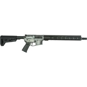 Shark Coast Tactical Trump 2.0 AR-15 Rifle w/SCC Lower 5.56 30rd Magazine 16" Barrel Distressed Silver Black