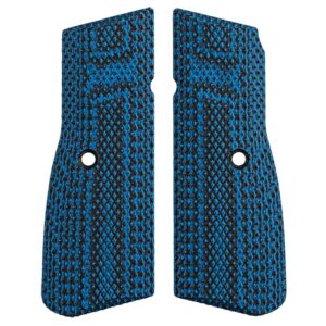 FN HIGH POWER G10 BLK/BLUE GRIPS