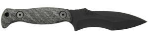 HALF FACE BLADES EXTREMIS 3.5" BLADE, 7.5"OA, S45VN STEEL, ARMOR BLK, GRAY MICARTA GRIP