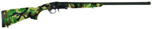Charles Daly 930336 101  Compact 410 Bore Break Open 3" 1rd 26" Black Steel Single Shot Barrel & Receiver, Fixed Woodland Camo Synthetic Stock, Beretta/Benelli Mobil Choke System