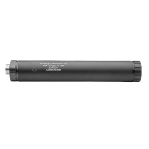 AAC Illusion 9 Direct Thread Suppressor No Piston - 9mm Luger Stainless Steel/Aluminum Black