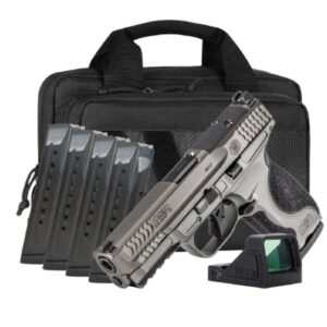 S&W M&P9 M2.0 Metal OR NTS Carry On Bundle 9mm Luger 17rd Magazines(5) 4.25" Barrel w/RFX 11 Savior Specialist Bag