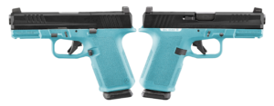 RUGER RXM 9MM PISTOL 4" BBL ROBIN EGG BLUE MAGPUL EHG, O.R. 2-15RD MAGS - ORION EXCLUSIVE