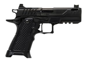 Oa Defense  2311 Pro Elite Compact Frame 9mm Luger 21+1 4.25" Ported Barrel, DLC Black Steel Optic Ready/Serrated Slide, Black Aluminum Frame w/Picatinny Rail, Black Aluminum Grip, Ambidextrous