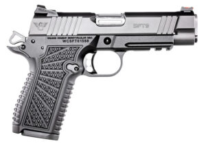 Wilson Combat SFT9CMR42 SFT9 Compact 9mm 15+1 4.25" Lightrail Black Armor-Tuff Stainless Steel